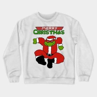 TMNT Raphael Santa Claus Christmas Design Crewneck Sweatshirt